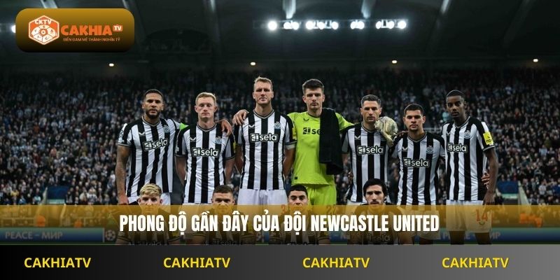 Phong độ gần đây của đội Newcastle United